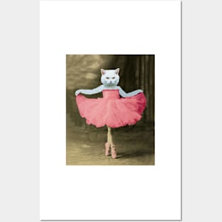 Ballerina Kitten Posters and Art